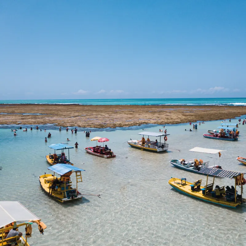 Jangada para piscinas naturais